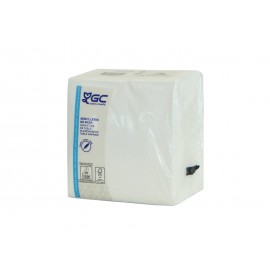 Serviette blanche 2 plis - 30x30 cm