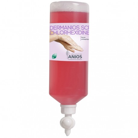 Dermanios Scrub Chlorexidine 4 % 1l airless. 12x1 l