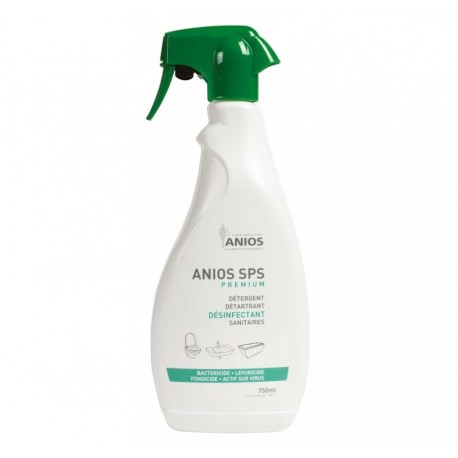 Anios SPS Premium. Flacon de 750 ml avec pulvérisateur mousseur. 12x750 ml