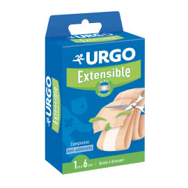 1m x 6cm PANSEMENT URGO MULTI-EXTENSIBLE – PEAUX SENSIBLES