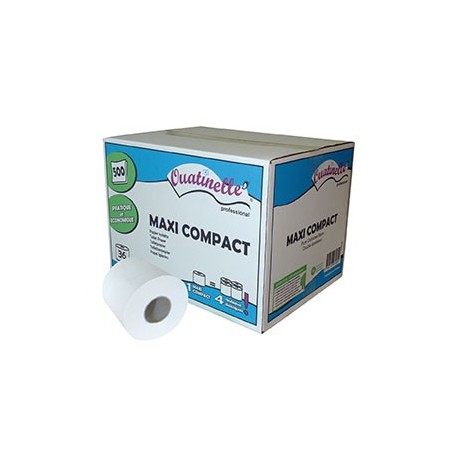 Papier Toilette - Maxi compact - Carton de 36 rouleaux